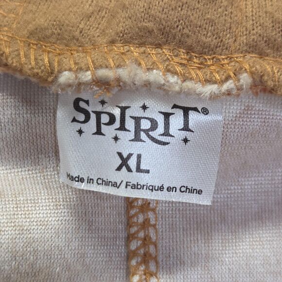 Spirit Giraffe Costume One Piece Adult XL Hood Tail Pockets Halloween One-piece - Picture 10 of 11